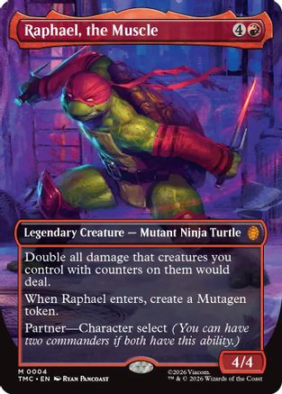 Raphael, the Muscle (Borderless) |  (004) [Teenage Mutant Ninja Turtles]