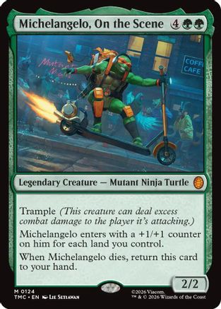 Michelangelo, On the Scene |  (124) [Commander: Teenage Mutant Ninja Turtles]