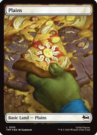 Plains (0310) (Surge Foil) |  Foil (310) [Teenage Mutant Ninja Turtles]