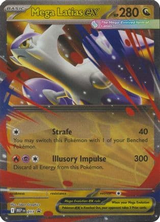 Mega Latias ex 011- ME Mega Evolution Promo Holofoil