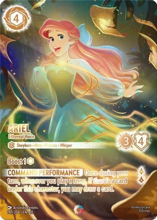 Ariel - Ethereal Voice (Iconic) | Holofoil (241/204) [Whispers in the Well]