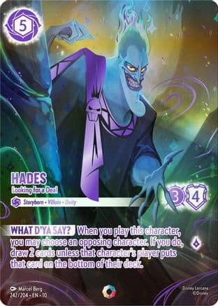 Hades - Looking for a Deal (Iconic) | Holofoil (242/204) [Whispers in the Well]