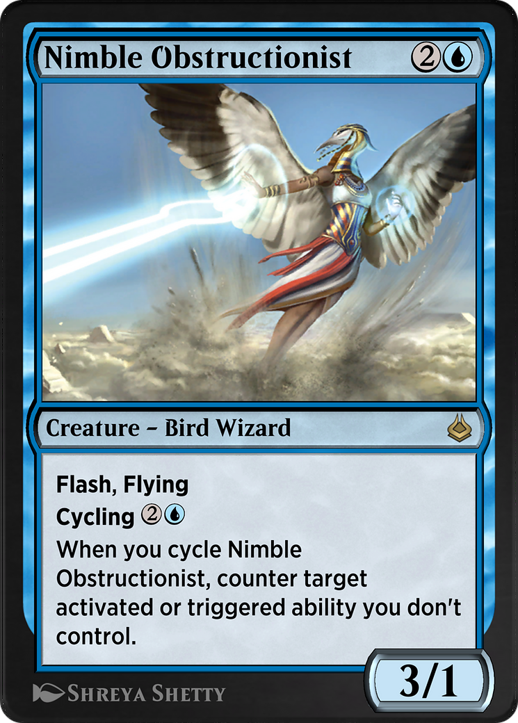 Nimble Obstructionist (AKR-071) - Amonkhet Remastered