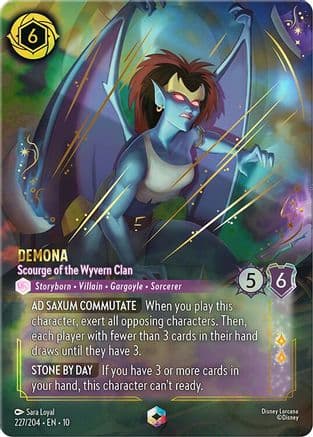 Demona - Scourge of the Wyvern Clan (Enchanted) | Holofoil (227/204) [Whispers in the Well]