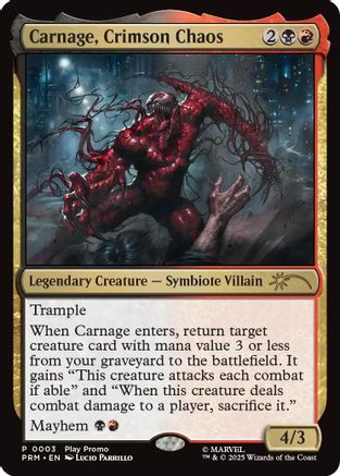 Carnage, Crimson Chaos |  (003) [Play Promos]