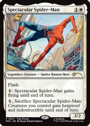 Spectacular Spider-Man |  Foil (001) [Play Promos]