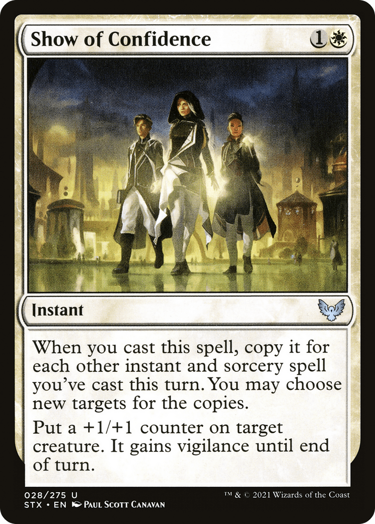 Show of Confidence [Strixhaven: School of Mages] Foil