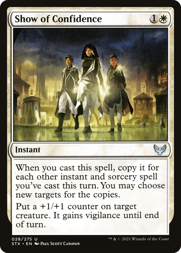 Show of Confidence [Strixhaven: School of Mages] Foil