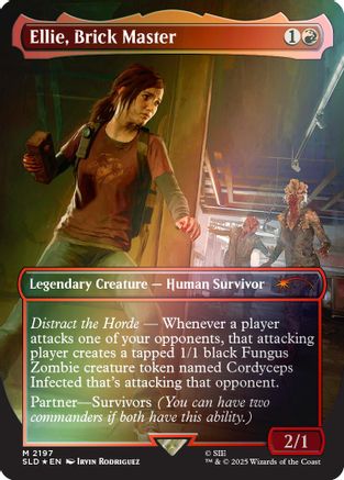 Ellie, Brick Master (Rainbow Foil) |  Foil (2197) [Secret Lair Drop Series]
