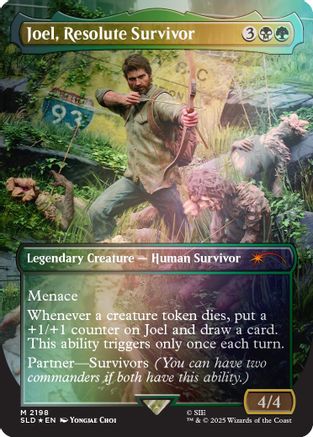 Joel, Resolute Survivor (Rainbow Foil) |  Foil (2198) [Secret Lair Drop Series]