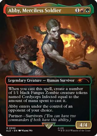 Abby, Merciless Soldier |  (2202) [Secret Lair Drop Series]