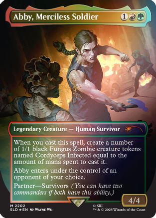 Abby, Merciless Soldier (Rainbow Foil) |  Foil (2202) [Secret Lair Drop Series]