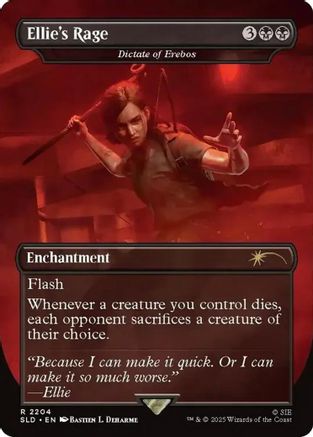 Ellie's Rage - Dictate of Erebos |  (2204) [Secret Lair Drop Series]