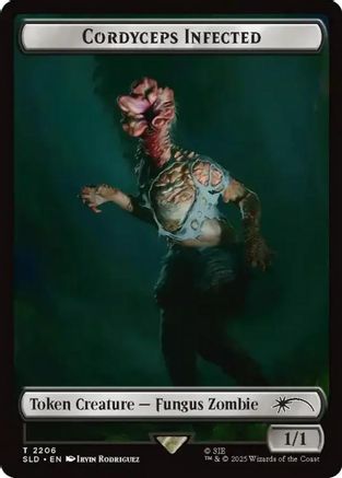 Cordyceps Infected Token (2206) |  (2206) [Secret Lair Drop Series]
