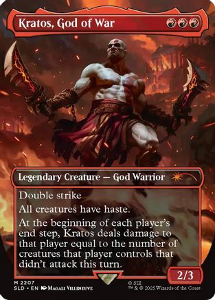 Kratos, God of War |  Foil (2207) [Secret Lair Drop Series]