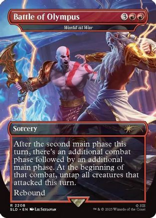 Battle of Olympus - World at War |  Foil (2208) [Secret Lair Drop Series]