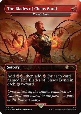 The Blades of Chaos Bond - Rite of Flame |  (2209) [Secret Lair Drop Series]