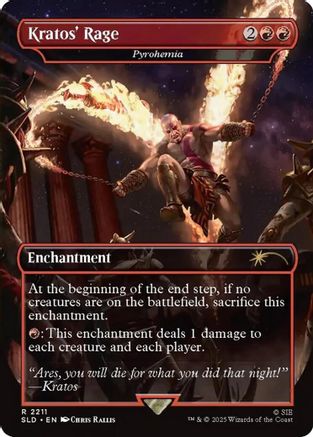 Kratos' Rage - Pyrohemia |  (2211) [Secret Lair Drop Series]