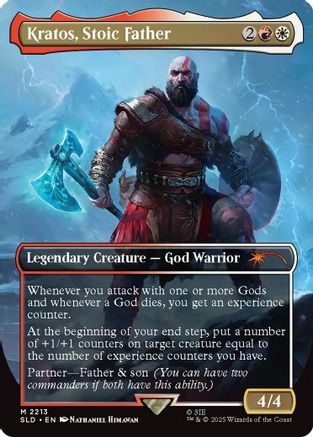Kratos, Stoic Father |  Foil (2213) [Secret Lair Drop Series]