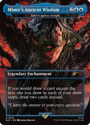 Mimir's Ancient Wisdom - Teferi's Ageless Insight |  Foil (2214) [Secret Lair Drop Series]