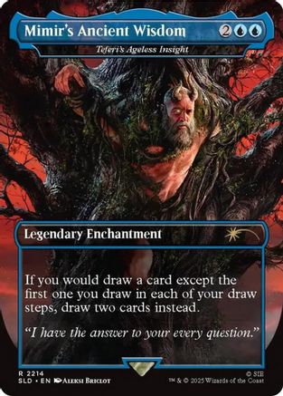 Mimir's Ancient Wisdom - Teferi's Ageless Insight |  Foil (2214) [Secret Lair Drop Series]
