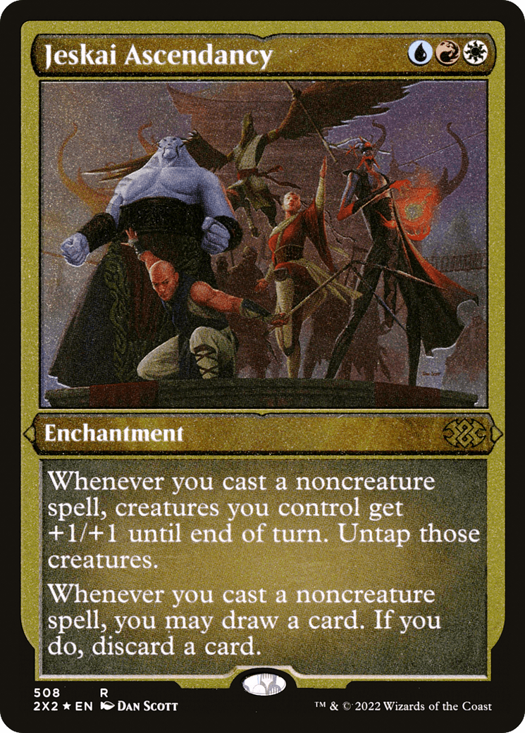 Jeskai Ascendancy (Foil Etched) |  Foil (508) [Double Masters 2022]
