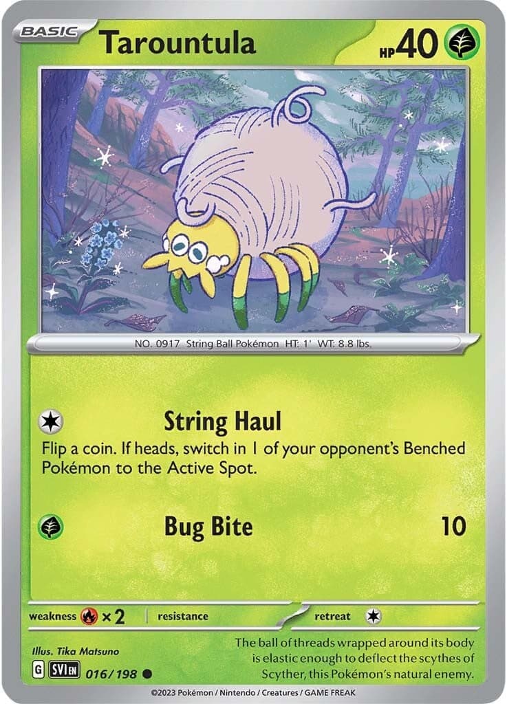 Tarountula 016/198 - SV01 Scarlet & Violet Base Set Reverse Holofoil