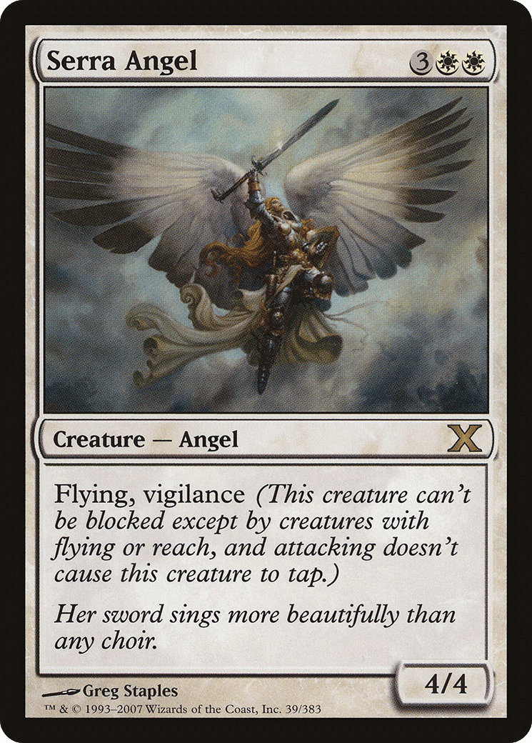 Serra Angel (10E-039) - Tenth Edition