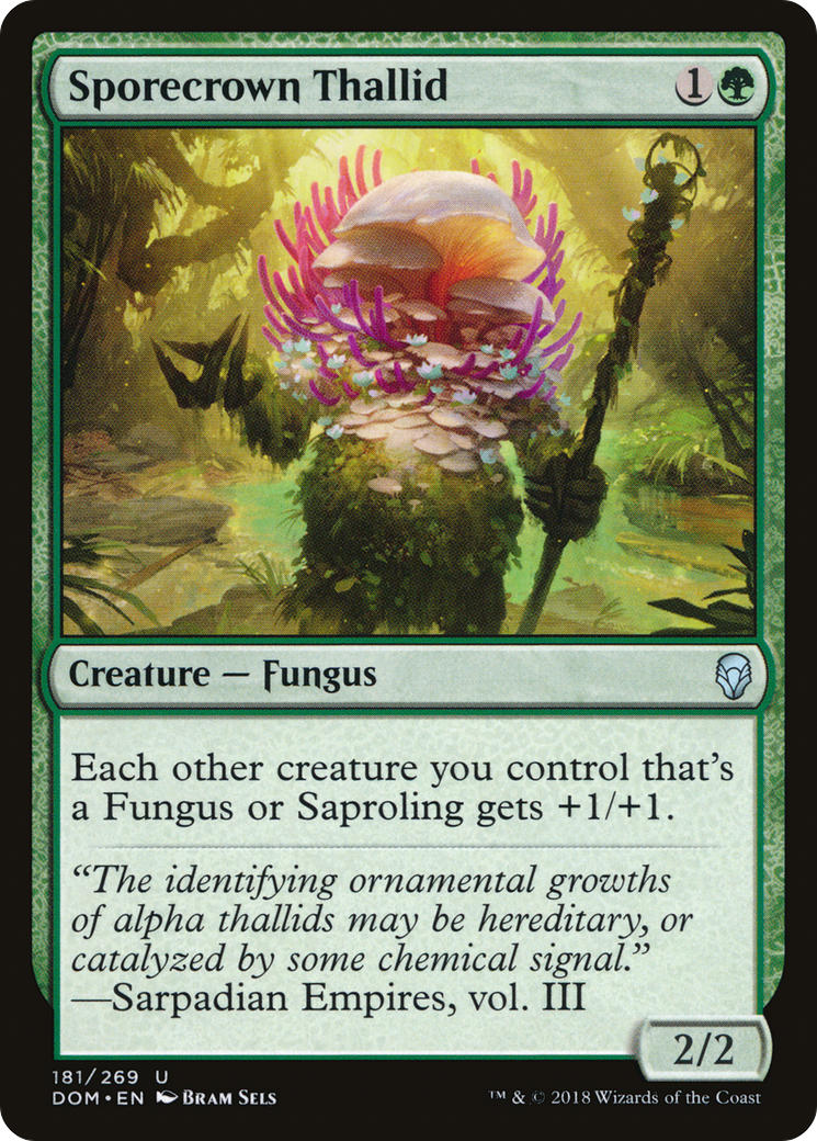 Sporecrown Thallid [Dominaria] Foil