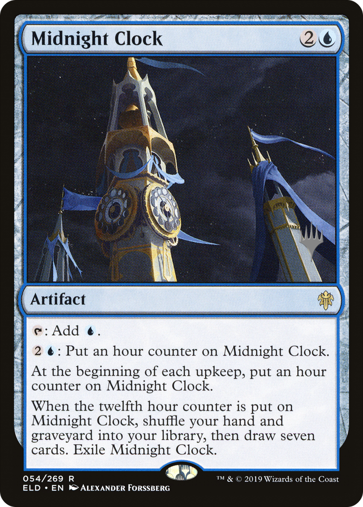Midnight Clock (Promo Pack) [Throne of Eldraine Promos] Foil