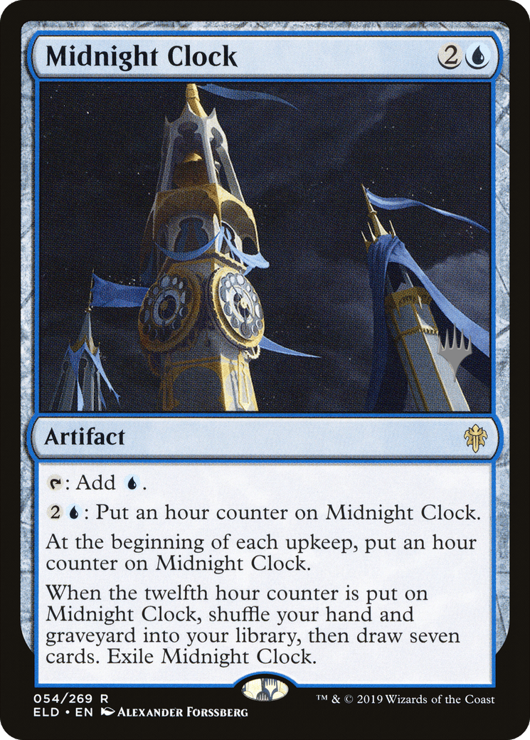 Midnight Clock (Promo Pack) [Throne of Eldraine Promos] Foil