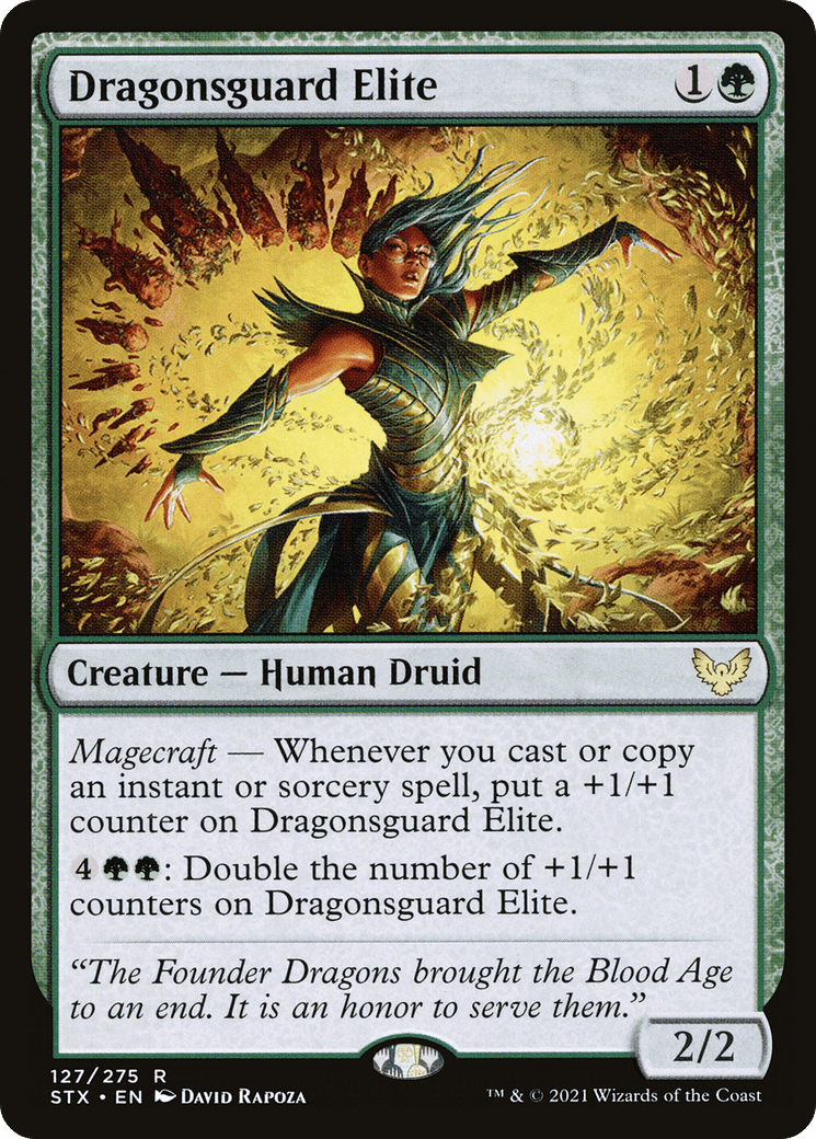 Dragonsguard Elite [Strixhaven: School of Mages] Foil