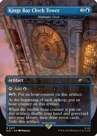 Kings Bay Clock Tower - Midnight Clock |  (2217) [Secret Lair Drop Series]