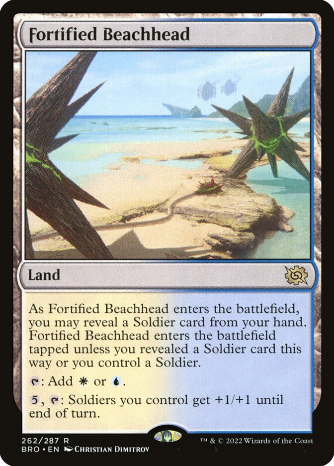 Fortified Beachhead 262/287 (The Brothers' War)  - Foil
