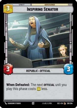 Inspiring Senator |  (261/264)  [Secrets of Power]