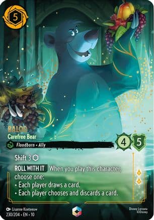 Baloo - Carefree Bear (Enchanted) | Holofoil (230/204) [Whispers in the Well]