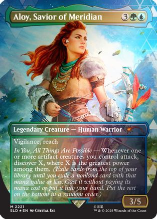 Aloy, Savior of Meridian (Rainbow Foil) |  Foil (2221) [Secret Lair Drop Series]