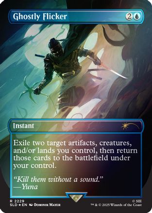 Ghostly Flicker (Rainbow Foil) |  Foil (2229) [Secret Lair Drop Series]