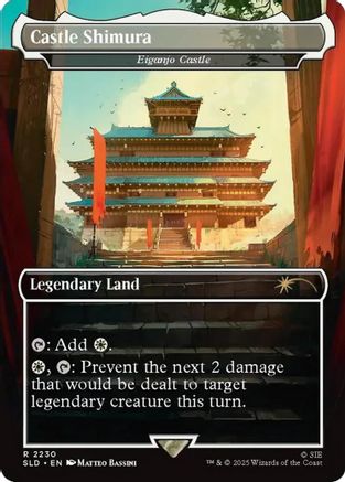 Castle Shimura - Eiganjo Castle |  (2230) [Secret Lair Drop Series]