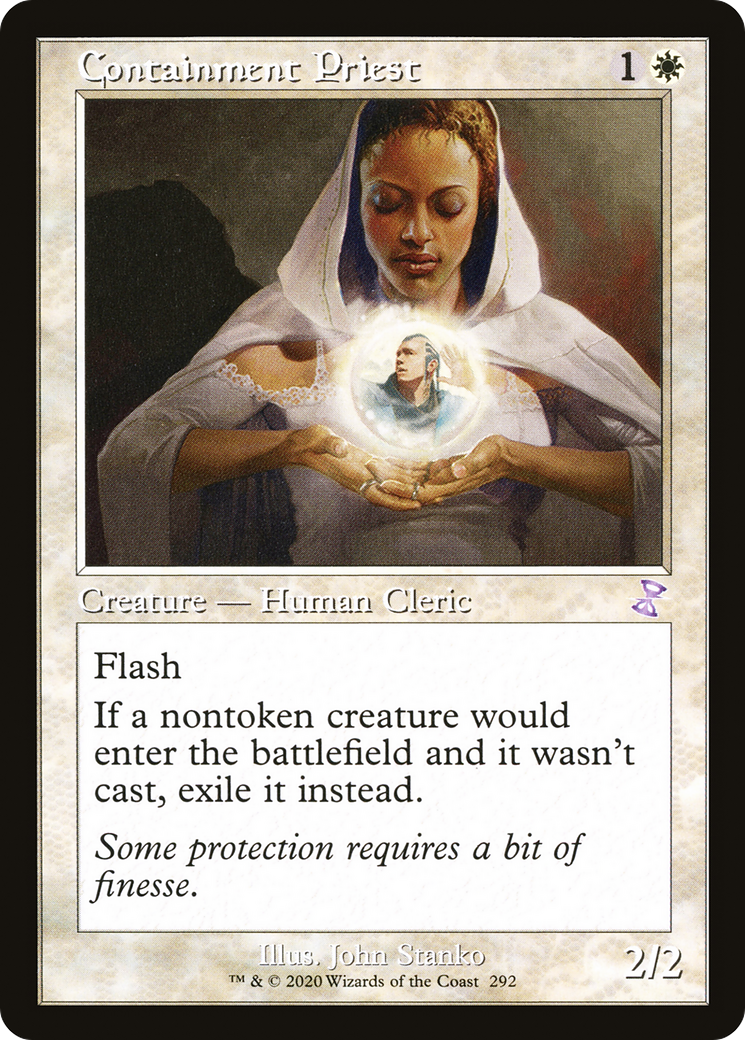 Containment Priest (Timeshifted) [Time Spiral Remastered] Foil