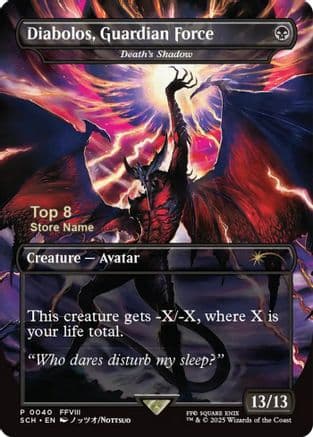 Diabolos, Guardian Force - Death's Shadow (Top 8) |  (040) [Game Day & Store Championship Promos]