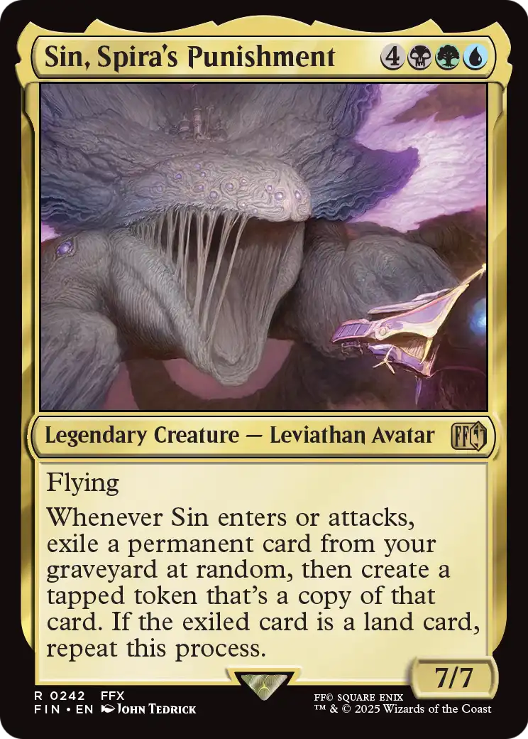 Sin, Spira's Punishment (242) [FINAL FANTASY]  Foil