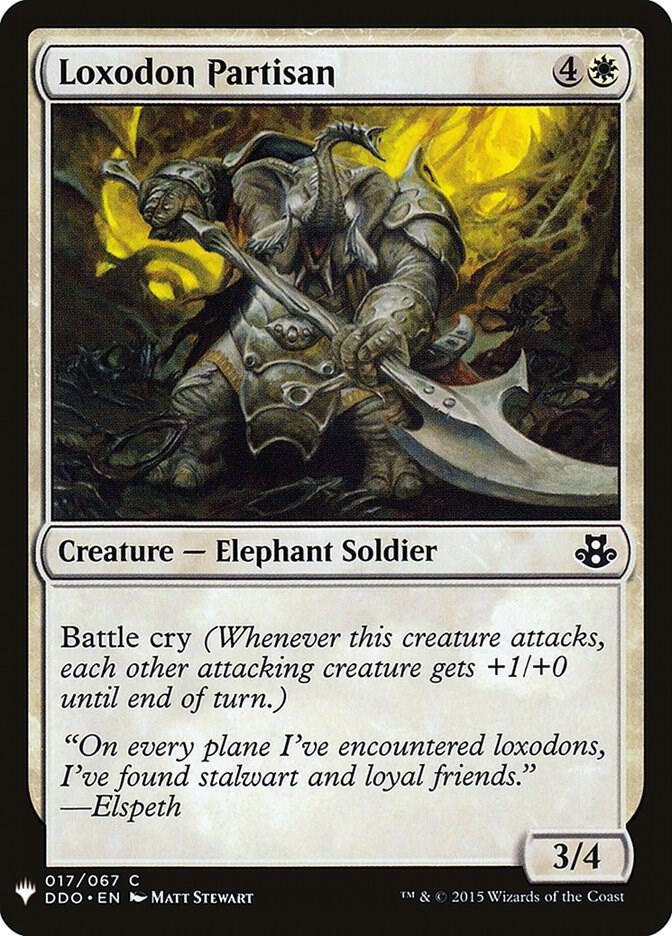 Loxodon Partisan DDO-17/5075 (The List Reprints) 