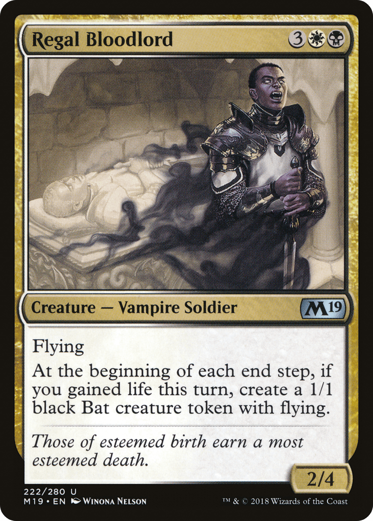 Regal Bloodlord [Core Set 2019] Foil