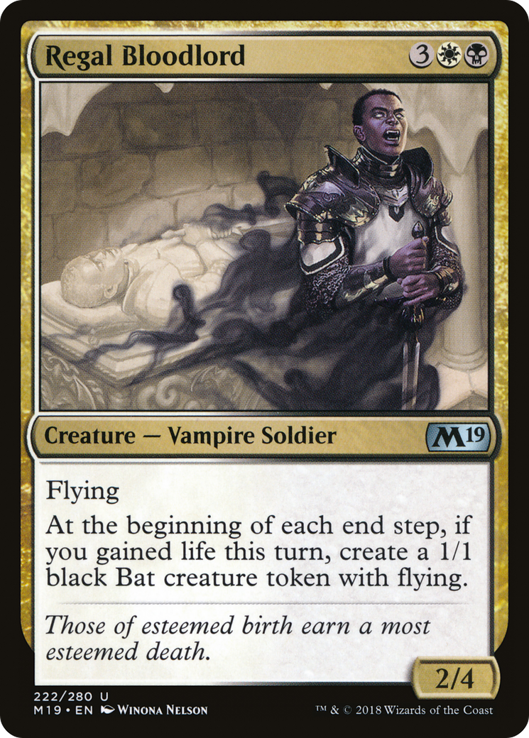 Regal Bloodlord [Core Set 2019] Foil