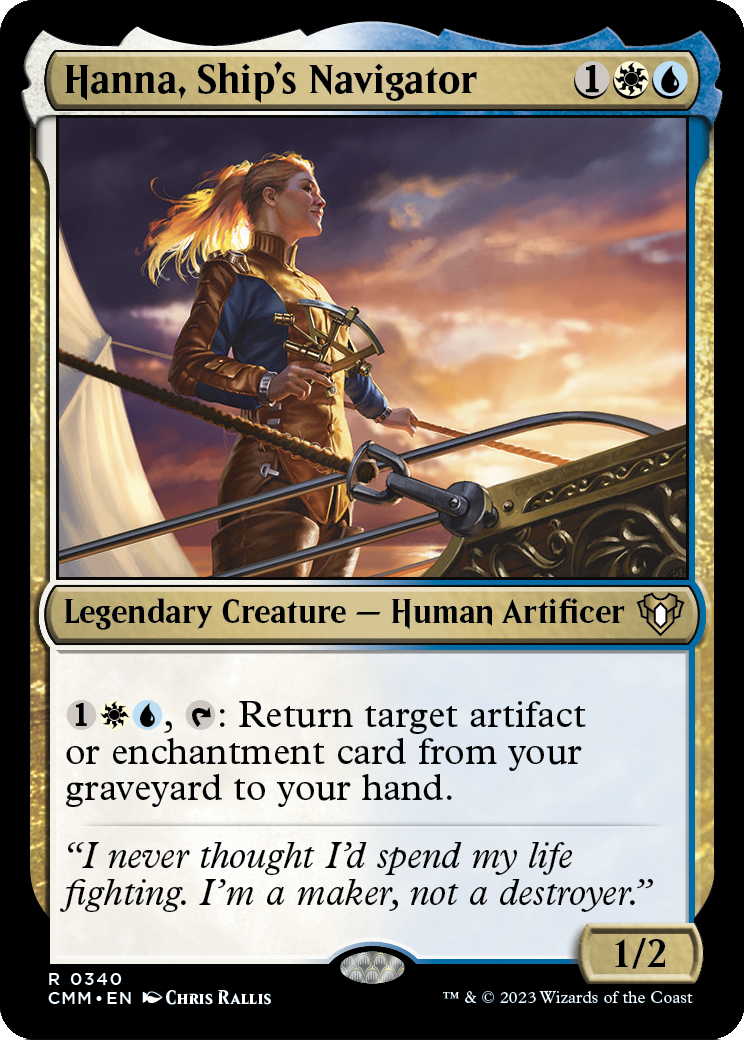 Hanna, Ship's Navigator [Commander Masters] Foil