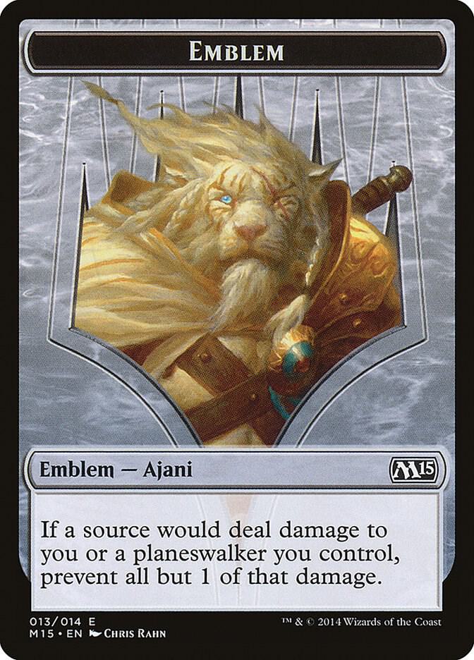 Emblem Ajani Steadfast 13/14 (Magic 2015 (M15)) 