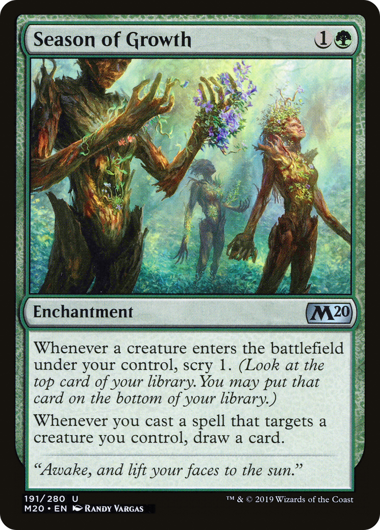 Season of Growth [Core Set 2020] Foil