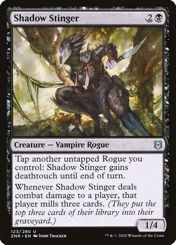 Shadow Stinger 123/280 (Zendikar Rising) 