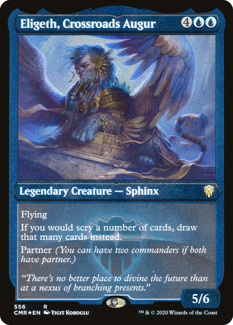 Eligeth, Crossroads Augur (556) [Commander Legends]  Foil